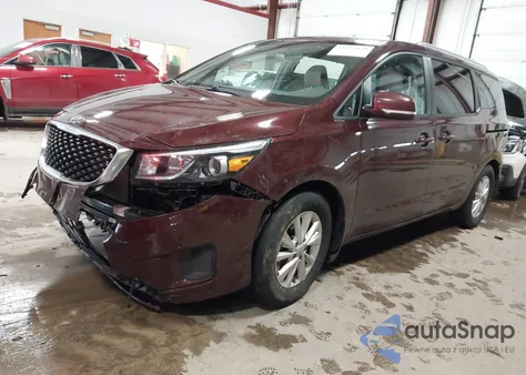 2017 Kia Sedona Lx из США, поврежденный, VIN KNDMB5C12H6319096